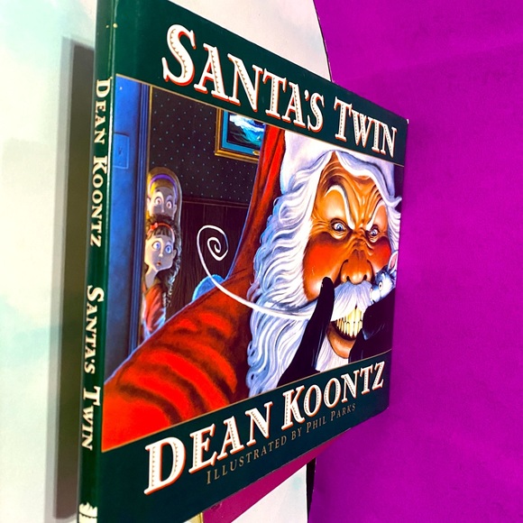 SANTA’S TWIN VTG 1996 HARDCOVER w/DUST JACKET CHRISTMAS BOOK VTG 1996 DE… - Picture 4 of 14